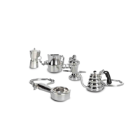 ميدالية مفاتيح على شكل أدوات القهوة المختصة