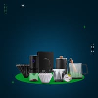 مجموعة تحضير قهوة V60 المميزة من غصن القهوة مقاس02