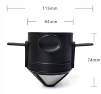 قمع | فلتر ترشيح معدني للاستخدام المتكرر
