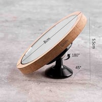 مرآة مكبرة لمراقبة استخلاص الاسبريسو قاعدة للتحريك...