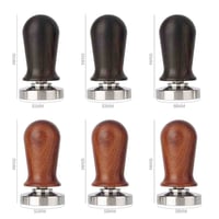 تامبر معايرة خشبي مكبس اسبريسو