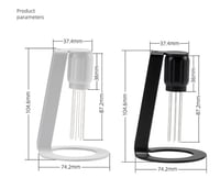 مفكك تكتلات اسبريسو مع حامل مغناطيسي