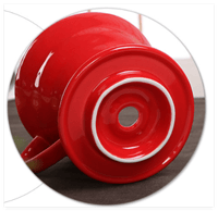 قمع تقطير سيراميك مموج مع مقبض Ceramic coffee drip...