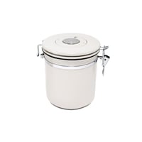 حافظة حبوب القهوة مع صمام تفريغ الهواء وتحديد التا...