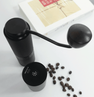 مطحنة قهوة مختصة يدوية تحكم مزدوج يدوي ويو اس بي