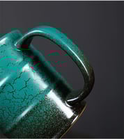 كوب قهوة سيراميك فاخر | برميل السعادة - سعة 550 مل