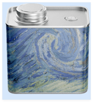 حافظة حبوب قهوة معدنية بتصميم الصمام الأحادي لانبع...