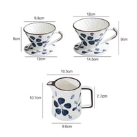 طقم تقطير من السيراميك عالي الجودة مناسب لصنع كوب...