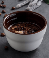 كوب تذوق قهوة 200 مل مطابق لمعايير SCA | بورسلان