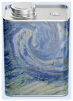 حافظة حبوب قهوة معدنية بتصميم الصمام الأحادي لانبع...