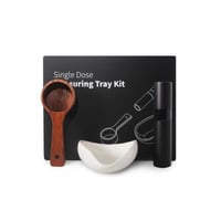 طقم أدوات وزن القهوة من ثلاث قطع - أبيض