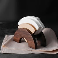 حامل فلاتر ترشيح V60 خشبي مناسب لفلاتر 01 | 02