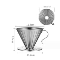 قمع تقطير V60 استيل