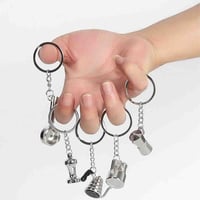 ميدالية مفاتيح على شكل أدوات القهوة المختصة