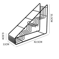 حامل زجاجات سيرب ستيل اسود مناسب لاركان القهوة