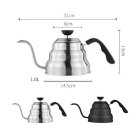 ابريق تقطير v60 سعة واحد لتر مع مقياس حرارة