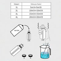 مغذيات مائية نباتية A&B للزراعة المائية