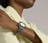 سوار جلد رمادي فاتح - Single Tour Strap Light Gray