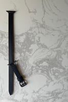 سوار جلد دبل أسود - Double Tour Strap Double Black