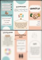 مطوية المهارات الحياتية والأسرية – فن التعامل (أول...