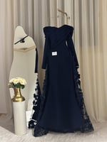 فستان سهره اوف شولدر لون كحلي