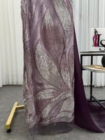 فستان خامه تفته استرتش مغطى بتل