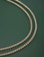 حزام كتف معدني – 118 سم | فضي – ذهبي – أسود