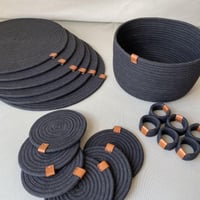 حبال التريس لون سكري لخياطة السلال والقواعد