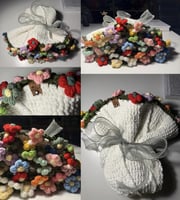 بطانية بوكيه الورد 80سم تقريباً