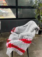 بطانية كنب 90*145 بخيوط بوفي