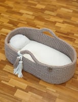 سرير مواليد كروشيه بدون سقف