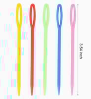 ابر خياطة بلاستيكية 5 قطع ( لون عشوائي )