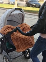 عرض 3 بطانيات بيبي 70*75 بخيوط البوفي