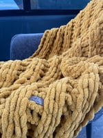 بطانية 100*150 بخيوط بوفي