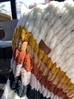 بطانية 80*140 بخيوط بوفي