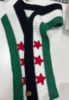 شال 156*15 محبوك يدوياً