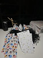 اوراق مثلث المفاجآت جاهزة للطوي "24 ورقة"