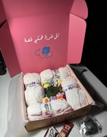 بوكس “بطانية حديقة الأزهار" بخيوط المخمل