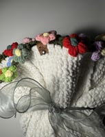 بطانية بوكيه الورد 80سم تقريباً