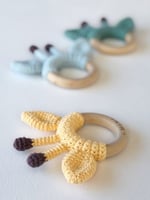 حلقات خشبية مقاس 4سم -قطعة واحدة-