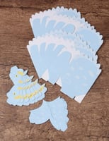 توزيعات جاهزة ومعبئة "10 حبات" ديناصورات زرقاء