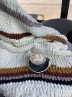 بطانية 80*140 بخيوط بوفي