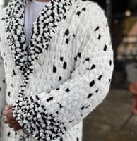 جاكيت - روب بأكمام بخيوط بوفي