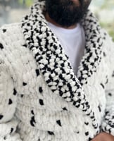 جاكيت - روب بأكمام بخيوط بوفي