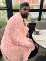 بطانية 105*160 بخيوط البوفي فور