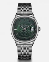 ساعة رجاليه من آن باللون الأسود