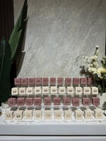 10 توزيعات عود نقوة المروكي باللون البيج مع عبارة...