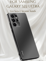 جراب كفر حماية بشكل معدني مقاوم للبصمات لهاتف سامس...