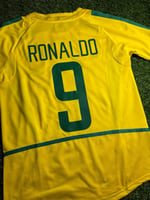 تيشيرت البرازيل الكلاسيكي 2002 - رونالدو 9