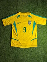 تيشيرت البرازيل الكلاسيكي 2002 - رونالدو 9